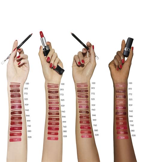 dior rouge contour lip liner swatches|christian dior lip liner.